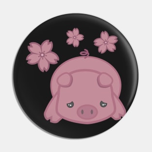 Gloomy Pleasantly Plump Piggy Pin