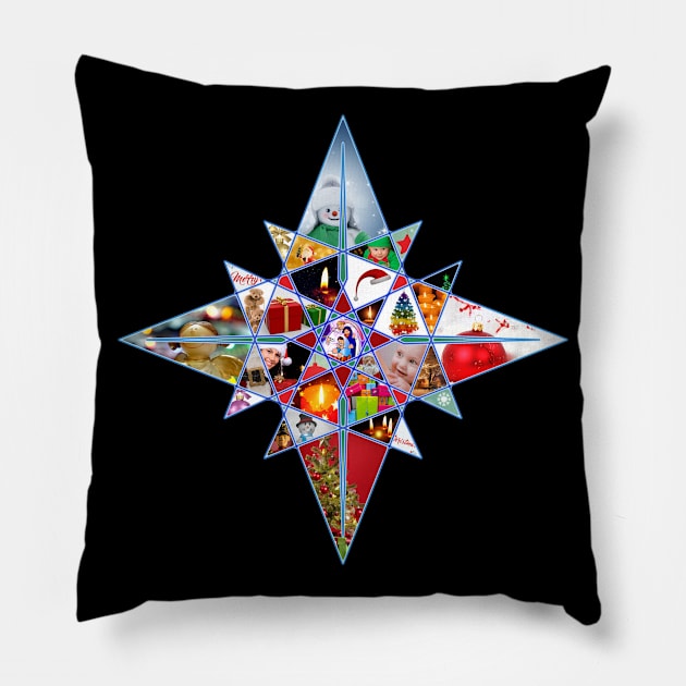 Merry Christmas Time Crystal Pillow by holidaystore