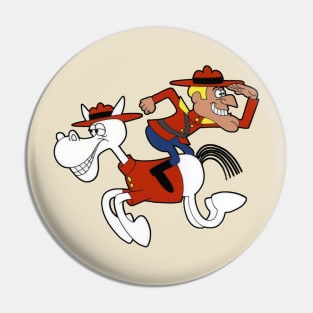 Dudley Do-Right and Horse Pin