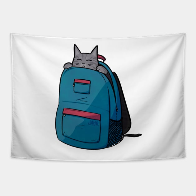 Tabby Catpack Tapestry by jastinamor