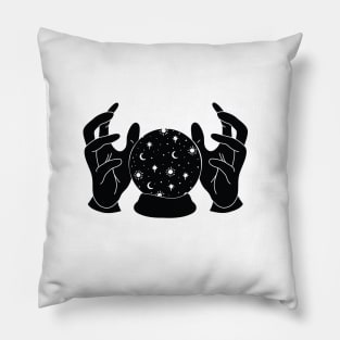 Cosmic Crystal Ball Pillow