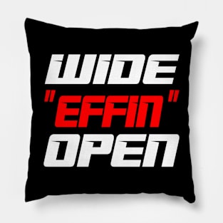 Wide Effin Open Front and Back design Pillow