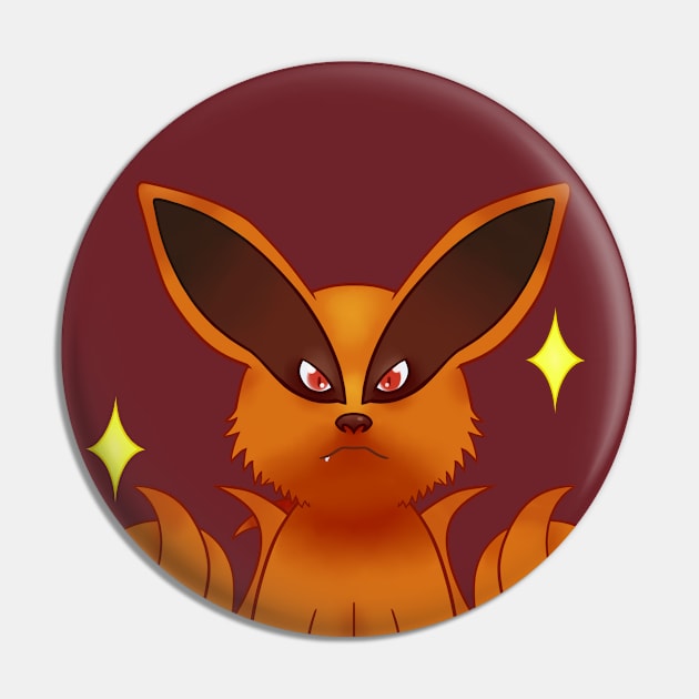 Nine tails fox Pin by LemonFur