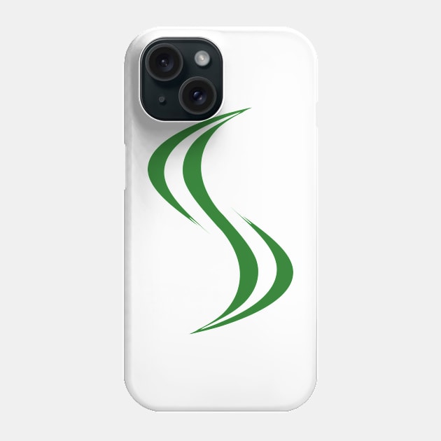 Smellville ‘S’ Logo Green Phone Case by MOULE