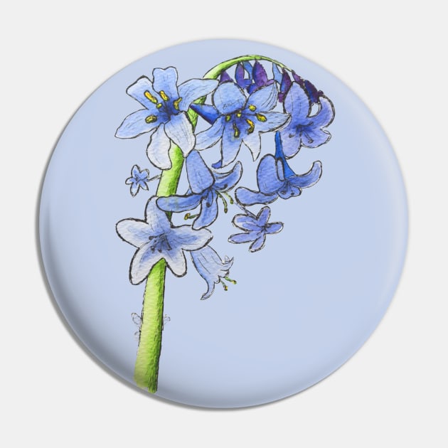 Blooming Bluebells Pin by Kirsty Topps