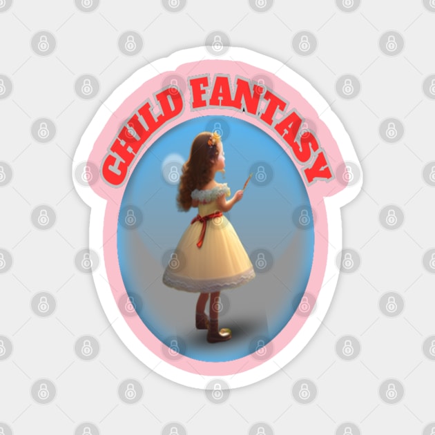 CHILD FANTASY Magnet by 83rgu3 D351gn