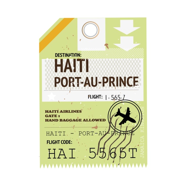 Haiti Port-au-Prince travel ticket by nickemporium1