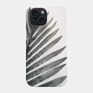 palm tree leave, green leave, photography Phone Case