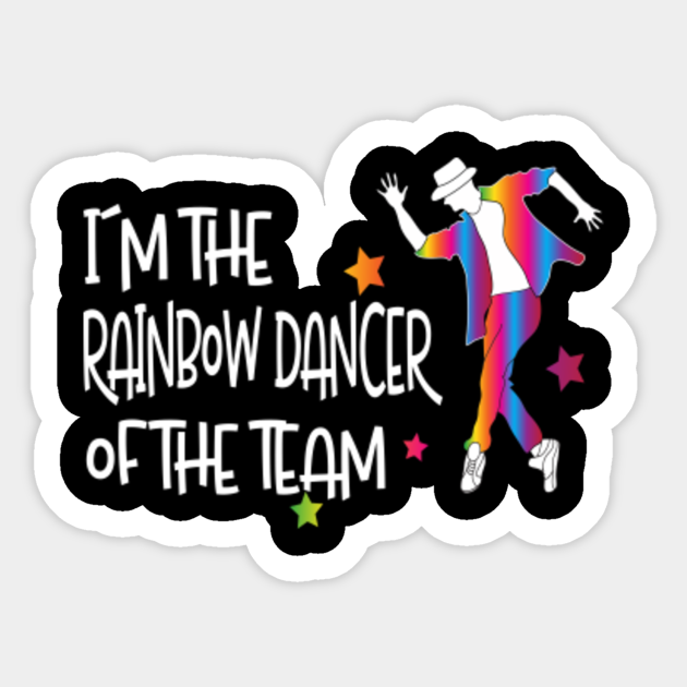 Funny Gay Dancer Dancing Gift Men Coach - Dancing Lover Gift - Sticker