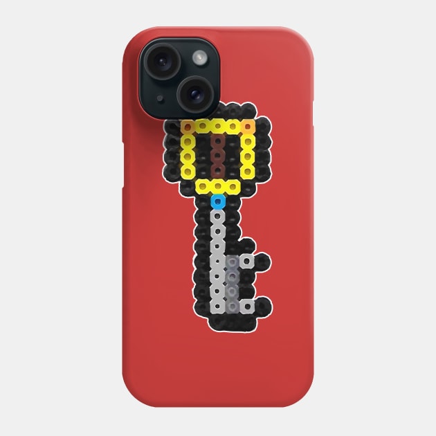 Kingdom Hearts Keyblade 8-Bit Pixel Art Phone Case by StebopDesigns