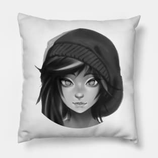 Bonnet Girl Pillow