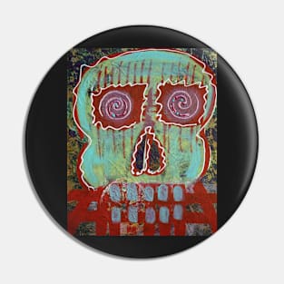 Primitive Skull Pin