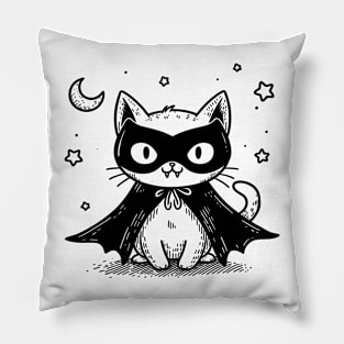 vampire cat Pillow