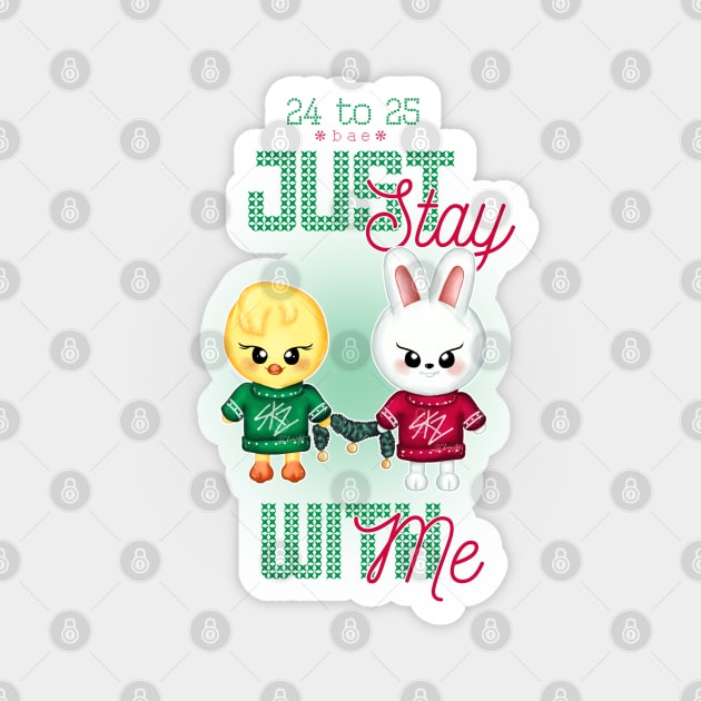 STAY with me  - Minlix / SKZOO Magnet by LChiaraArt