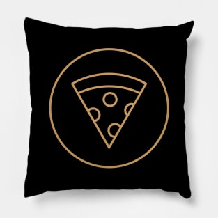 Pepperoni Pizza Logo Pillow