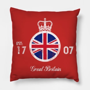 Great Britain - Established 1707 - Colour Pillow