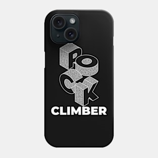 Rock Climber Black Phone Case