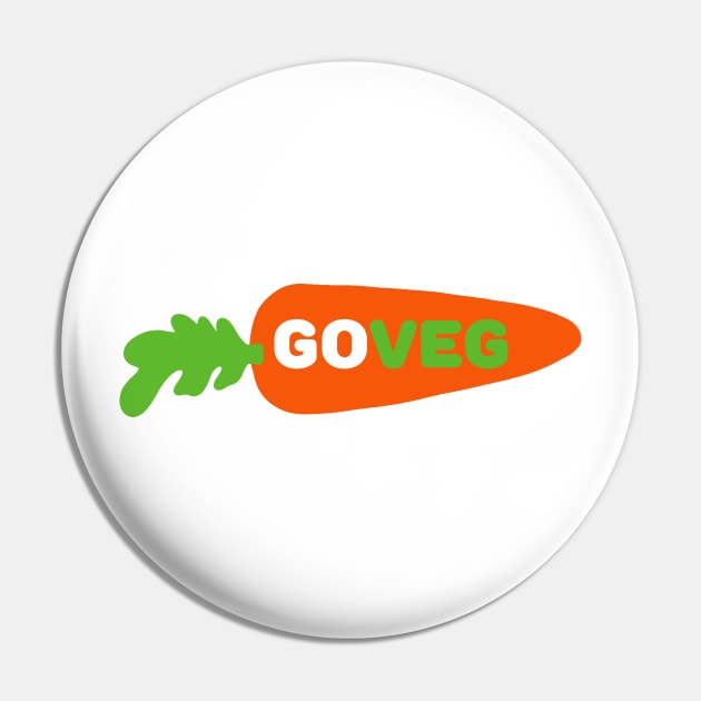 Go veg Pin by Logard