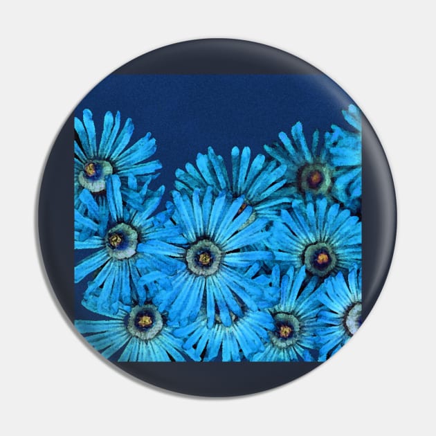 Turquoise Succulent Flowers close-up Pin by oknoki