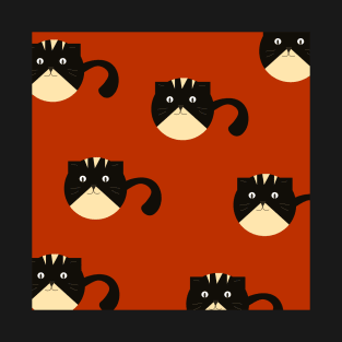 cat pattern T-Shirt