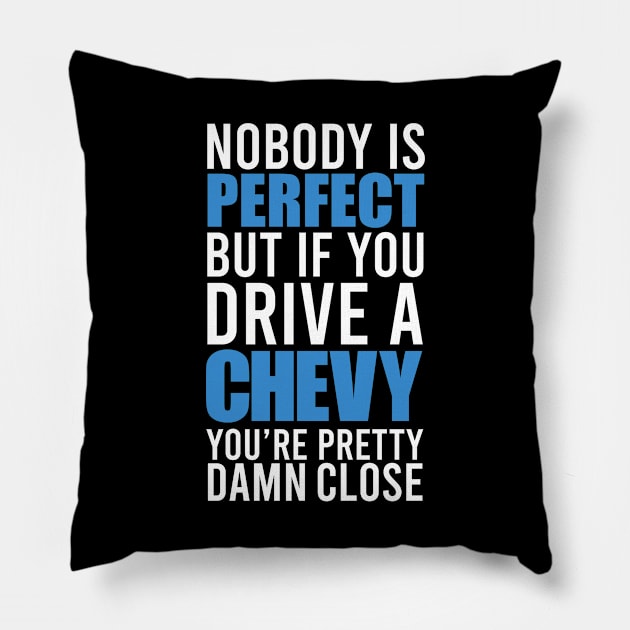 Chevy Owners Pillow by VrumVrum