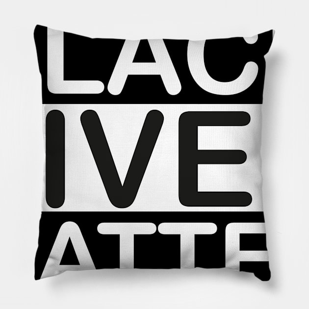 Black Lives Matter Pillow by Just Be Awesome   