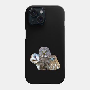 3 Wise Owls Phone Case