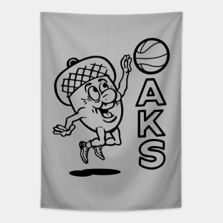 Defunct Oakland Oaks ABA Basketball Tapestry