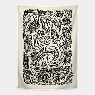 Mushi Bugs & Beasts Tapestry