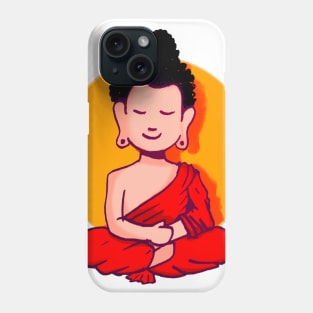 Cute design of Buddha. Phone Case