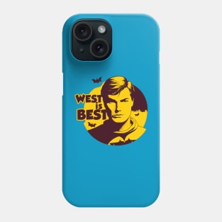 "West is Best" Adam West Inspired Vintage Design Phone Case