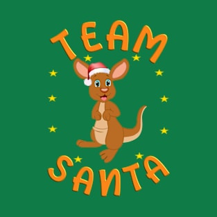 Team Santa Kangaroo T-Shirt