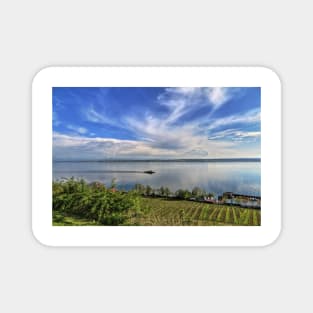 A Tourist Vessel in Spring Time on Lake Constance Magnet