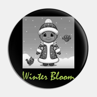 winter bloom Pin