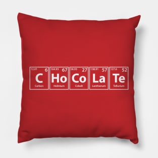 Chocolate Elements Spelling Pillow