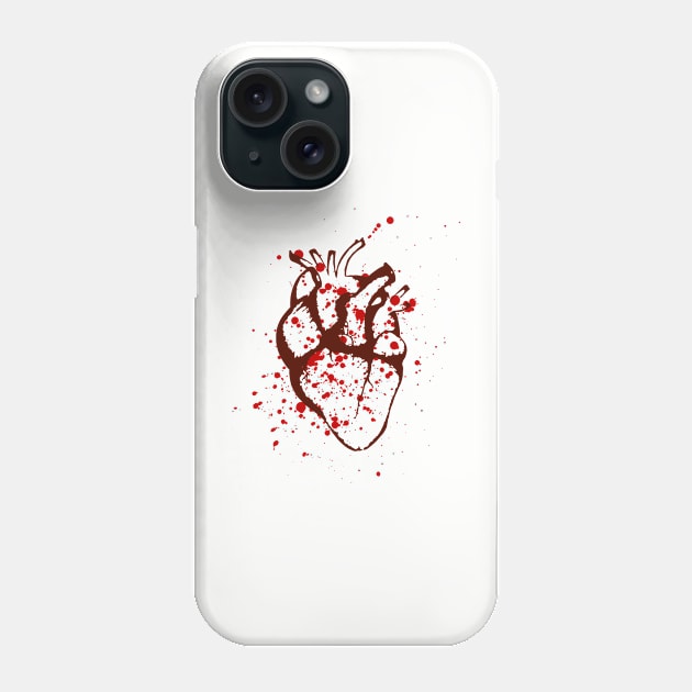 The Heart Phone Case by Migueman