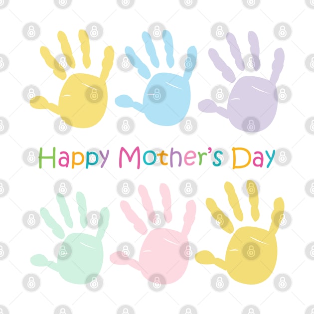 Mother's day kids handprint by GULSENGUNEL