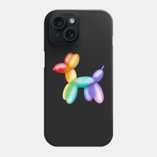 Rainbow balloon dog Phone Case