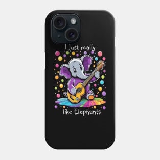 Jazzy Elephant Serenade Birthday Phone Case