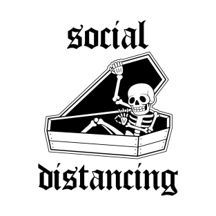 Social distancing | Traditional Tattoo design T-Shirt