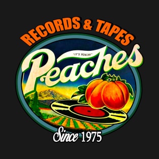 Peaches Records & Tapes // 70s Vintage T-Shirt