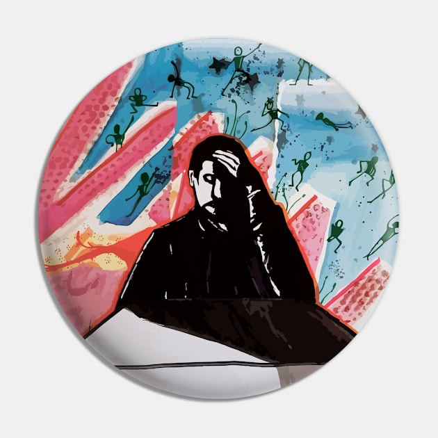 Narcoleptic Wonder Pin by Pherf