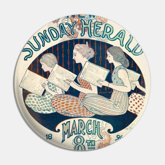 Cover for the Sunday Herald (1896) Pin by WAITE-SMITH VINTAGE ART