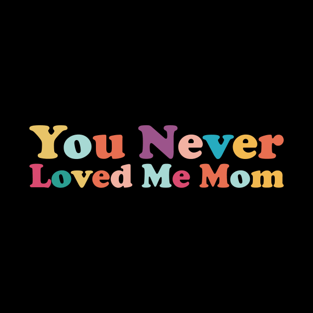 You Never Loved Me Mom meme saying by star trek fanart and more