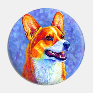 Mischief Maker Colorful Pembroke Welsh Corgi Dog Pin