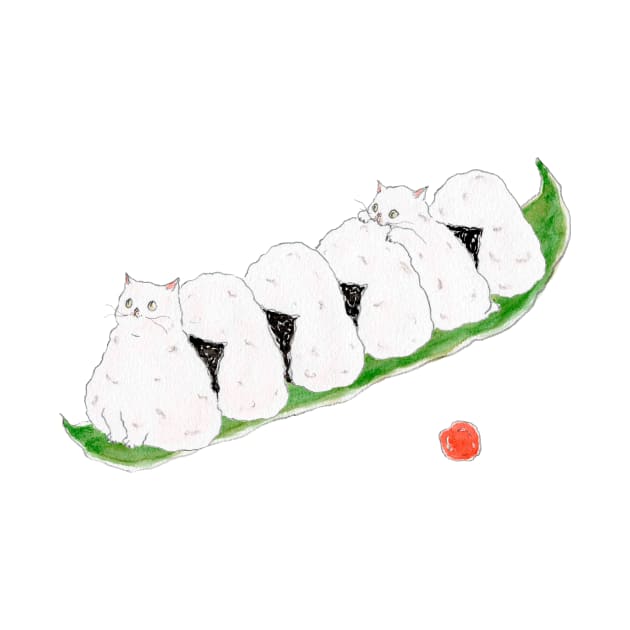Rice ball cats by TOCOROCOMUGI