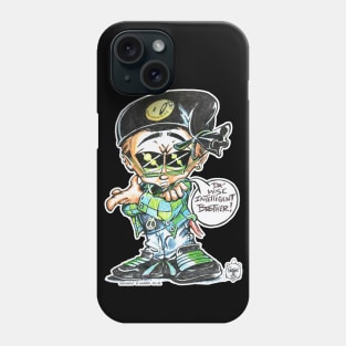 DA' WISE INTELLIGENT BROTHER! Phone Case