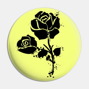 Black roses Pin