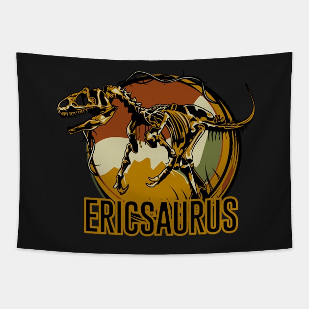 Ericasaurus Eric Dinosaur T-Rex Tapestry by HawaiPlus