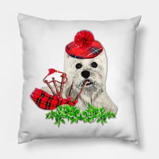 West Highland Scottish Terrier Dog Pillow
